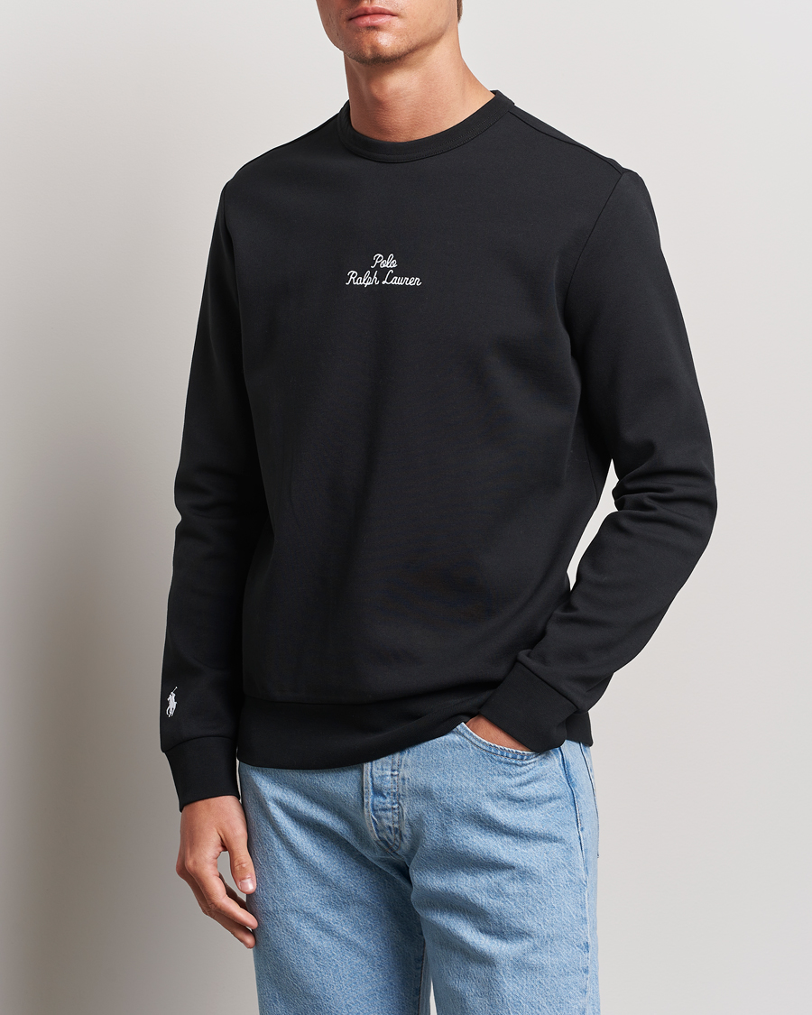 Mies |  | Polo Ralph Lauren | Center Logo Crew Neck Sweatshirt Black