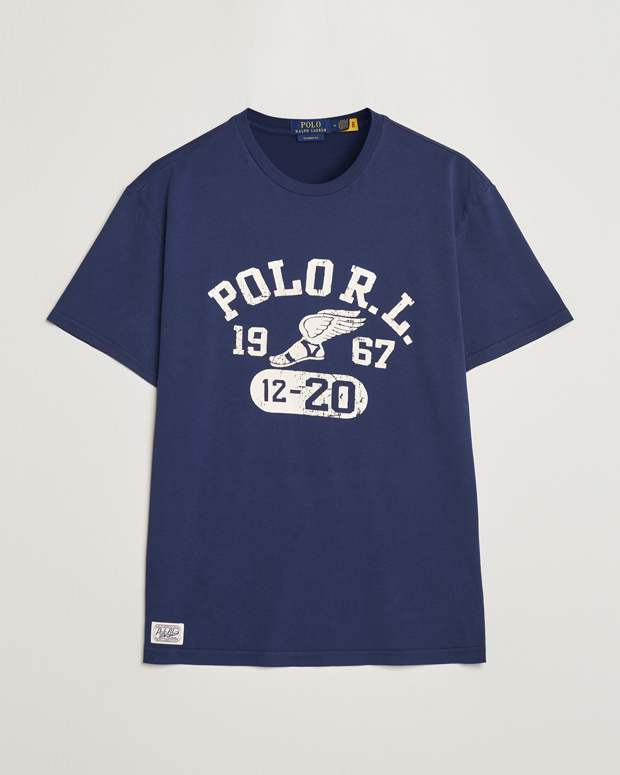 Mies | T-paidat | Polo Ralph Lauren | Graphic Crew Neck T-Shirt Cruise Navy