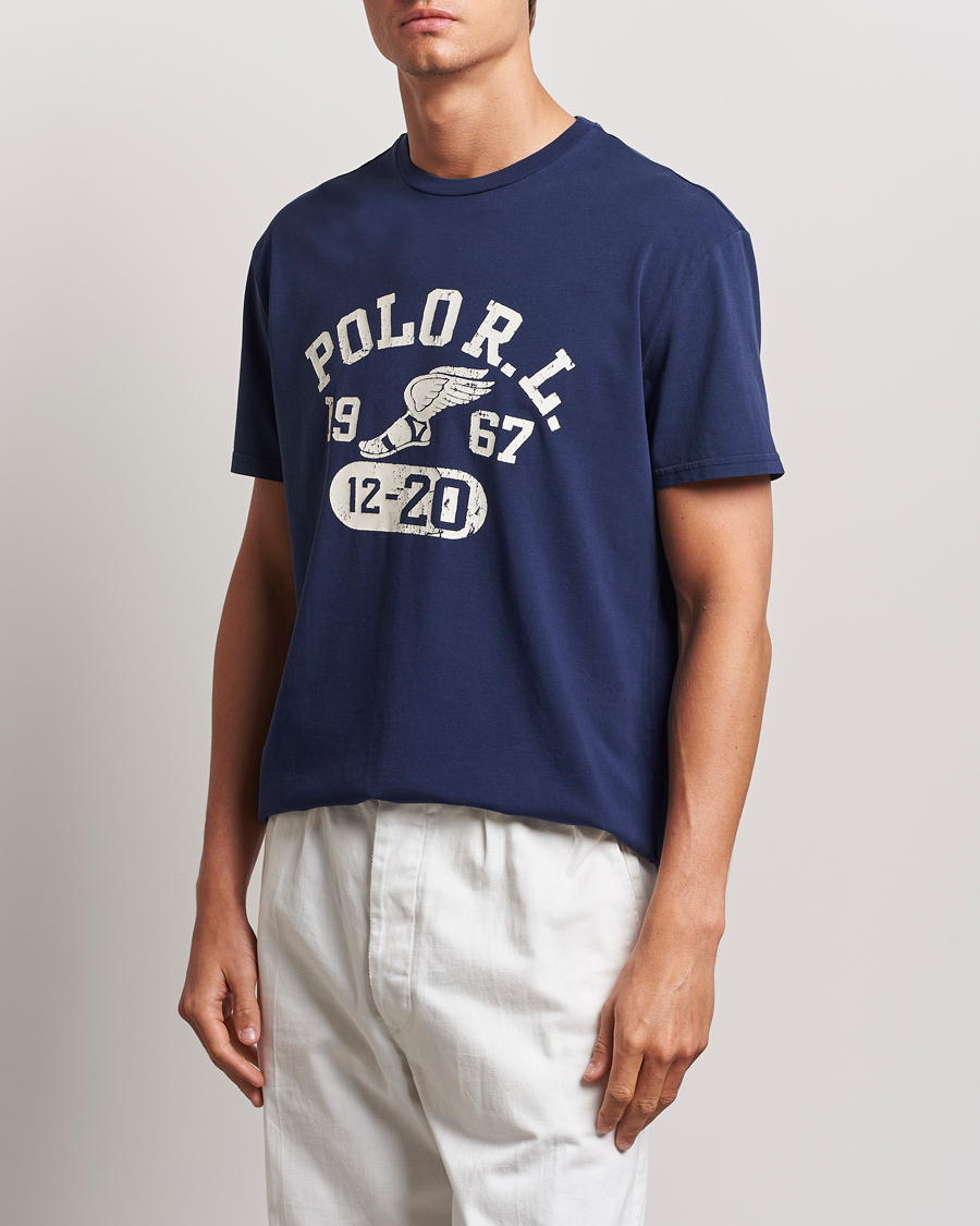 Mies | T-paidat | Polo Ralph Lauren | Graphic Crew Neck T-Shirt Cruise Navy