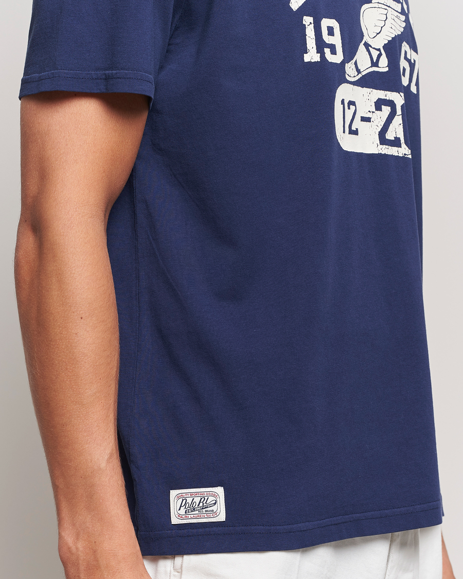 Mies | T-paidat | Polo Ralph Lauren | Graphic Crew Neck T-Shirt Cruise Navy