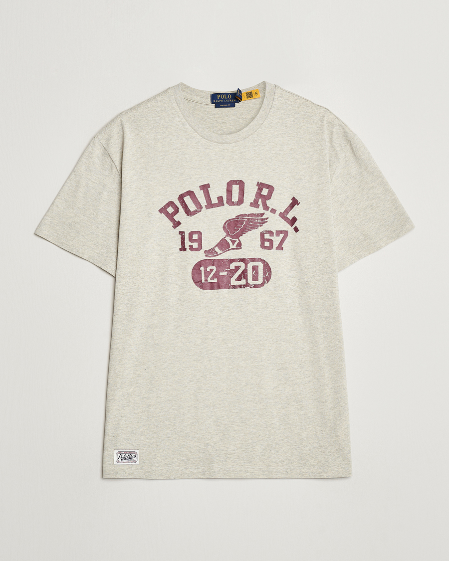 Mies | T-paidat | Polo Ralph Lauren | Graphic Crew Neck T-Shirt Light Vintage Heather