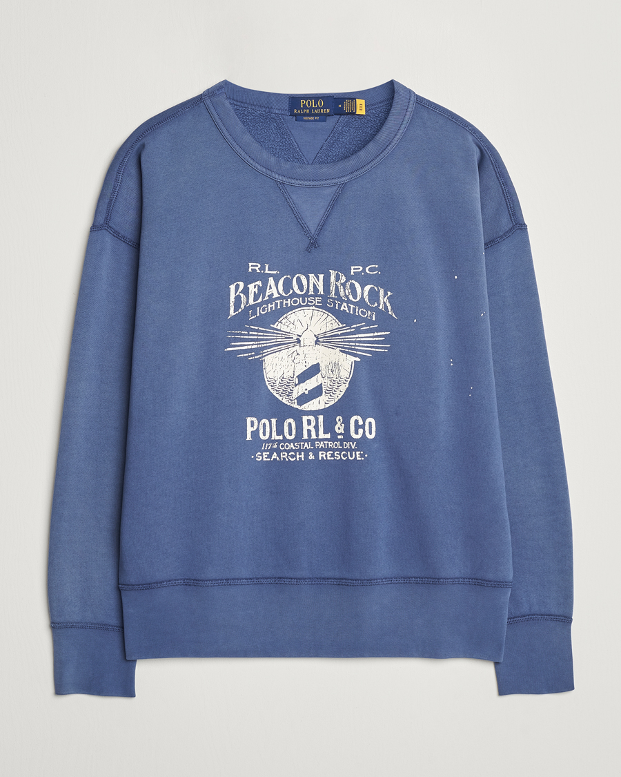Mies | Puserot | Polo Ralph Lauren | Graphic Fleece Sweatshirt Blue Heaven