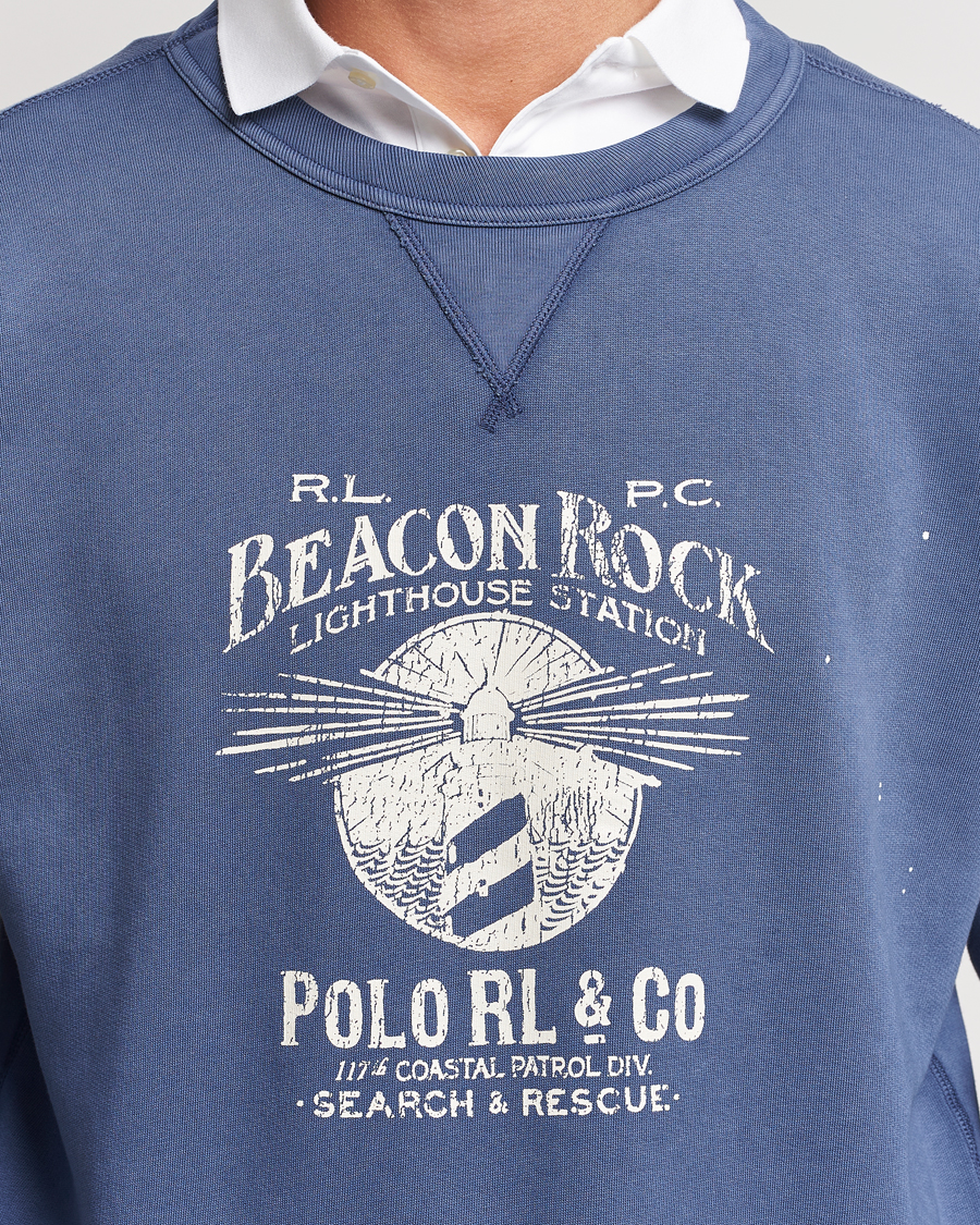 Mies | Puserot | Polo Ralph Lauren | Graphic Fleece Sweatshirt Blue Heaven