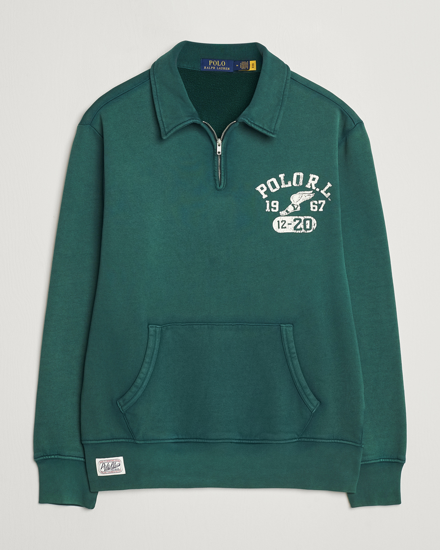 Mies | Puserot | Polo Ralph Lauren | Graphic Fleece Half Zip Moss Agate