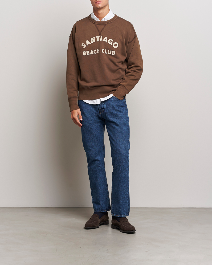 Mies | Puserot | Polo Ralph Lauren | Graphic Vintage Fleece Sweatshirt Court Brown