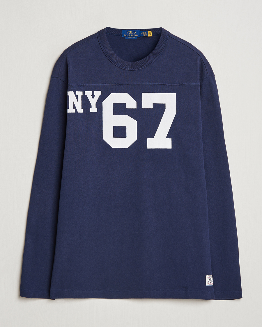 Mies | T-paidat | Polo Ralph Lauren | NYC Long Sleeve T-Shirt Cruise Navy
