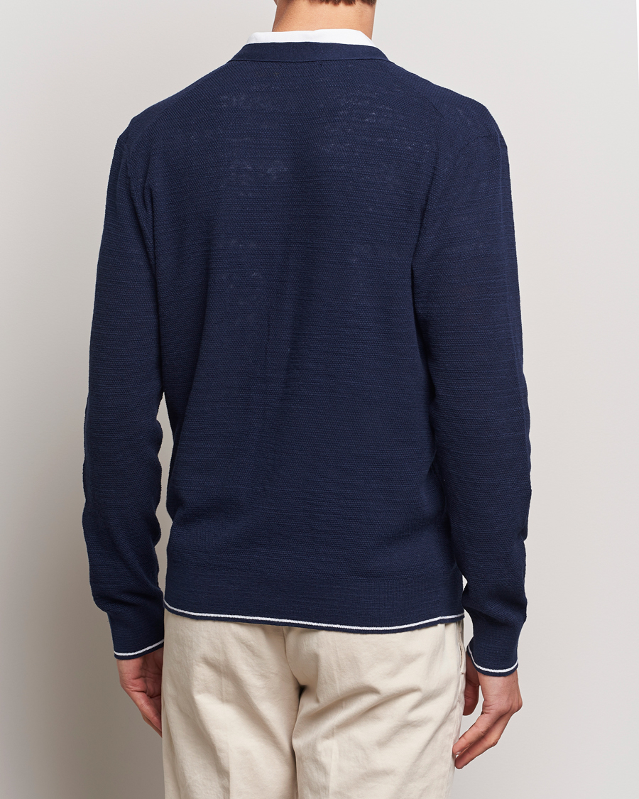 Mies | Puserot | Polo Ralph Lauren | Textured Knitted Cardigan Bright Navy