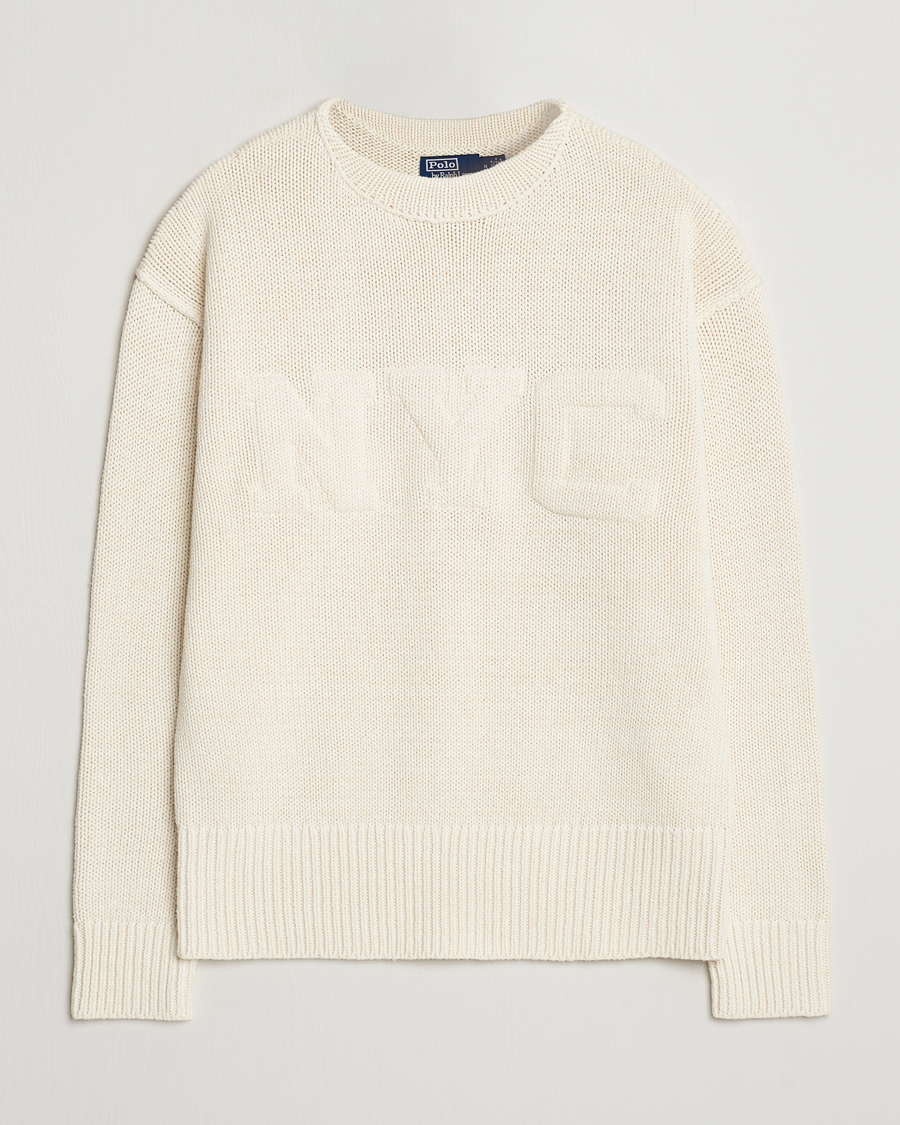 Mies | Puserot | Polo Ralph Lauren | NYC Knitted Sweater Cream