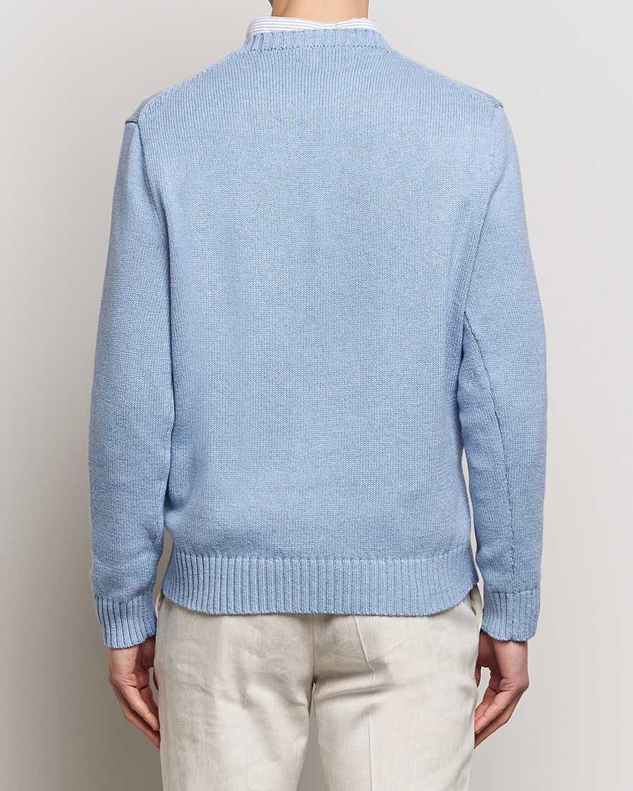 Mies | Puserot | Polo Ralph Lauren | Knitted Hemingway Bear Sweater Driftwood Blue