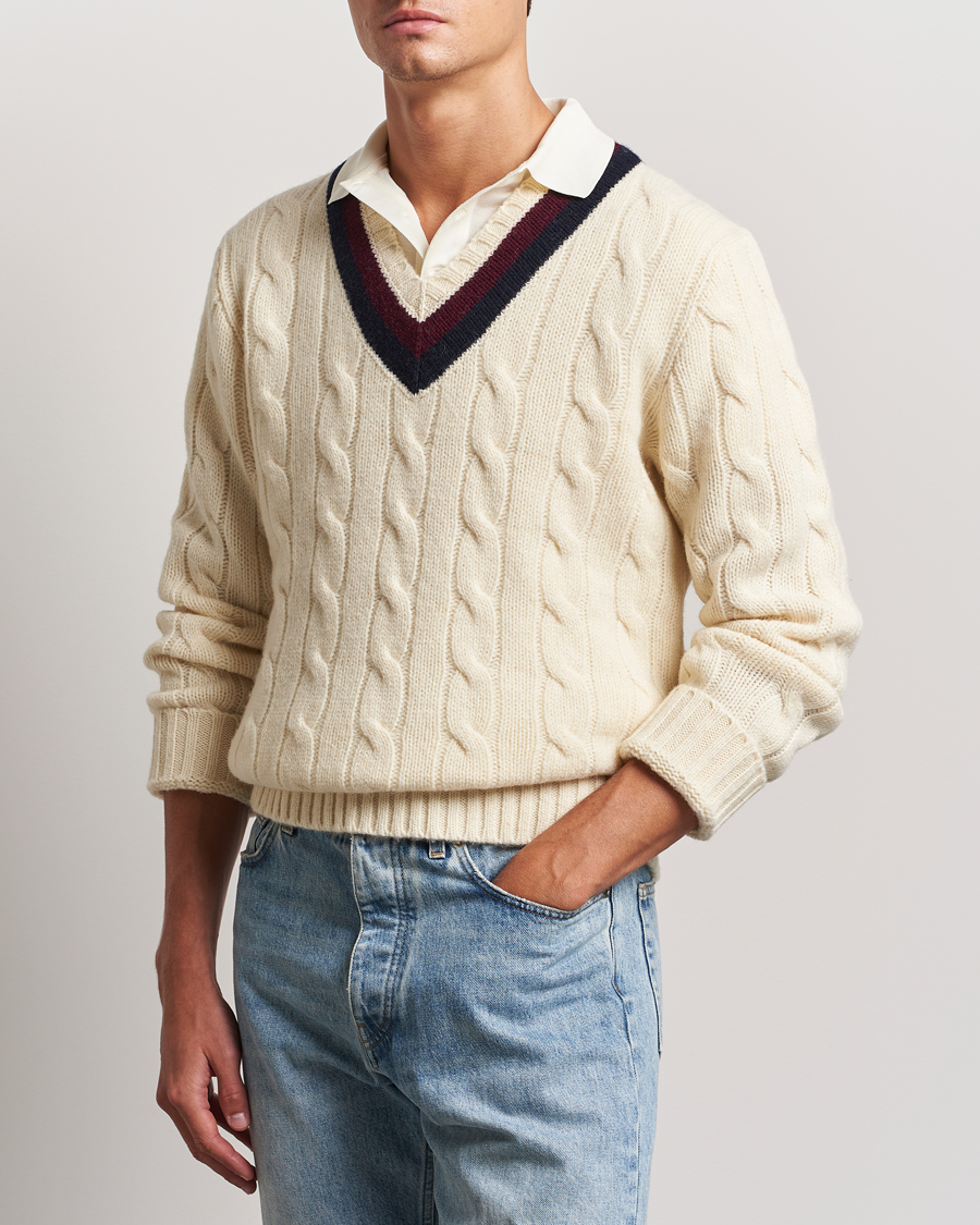 Mies | Puserot | Polo Ralph Lauren | Wool Cricket Sweater Cream