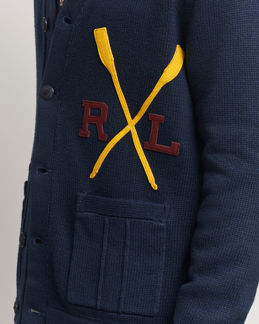 Mies | Puserot | Polo Ralph Lauren | RL Rowing Knitted Cardigan Aviator Navy