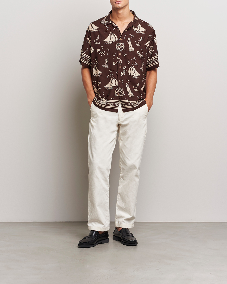Mies | Kauluspaidat | Polo Ralph Lauren | Printed Rayon Short Sleeve Shirt Captins Convo