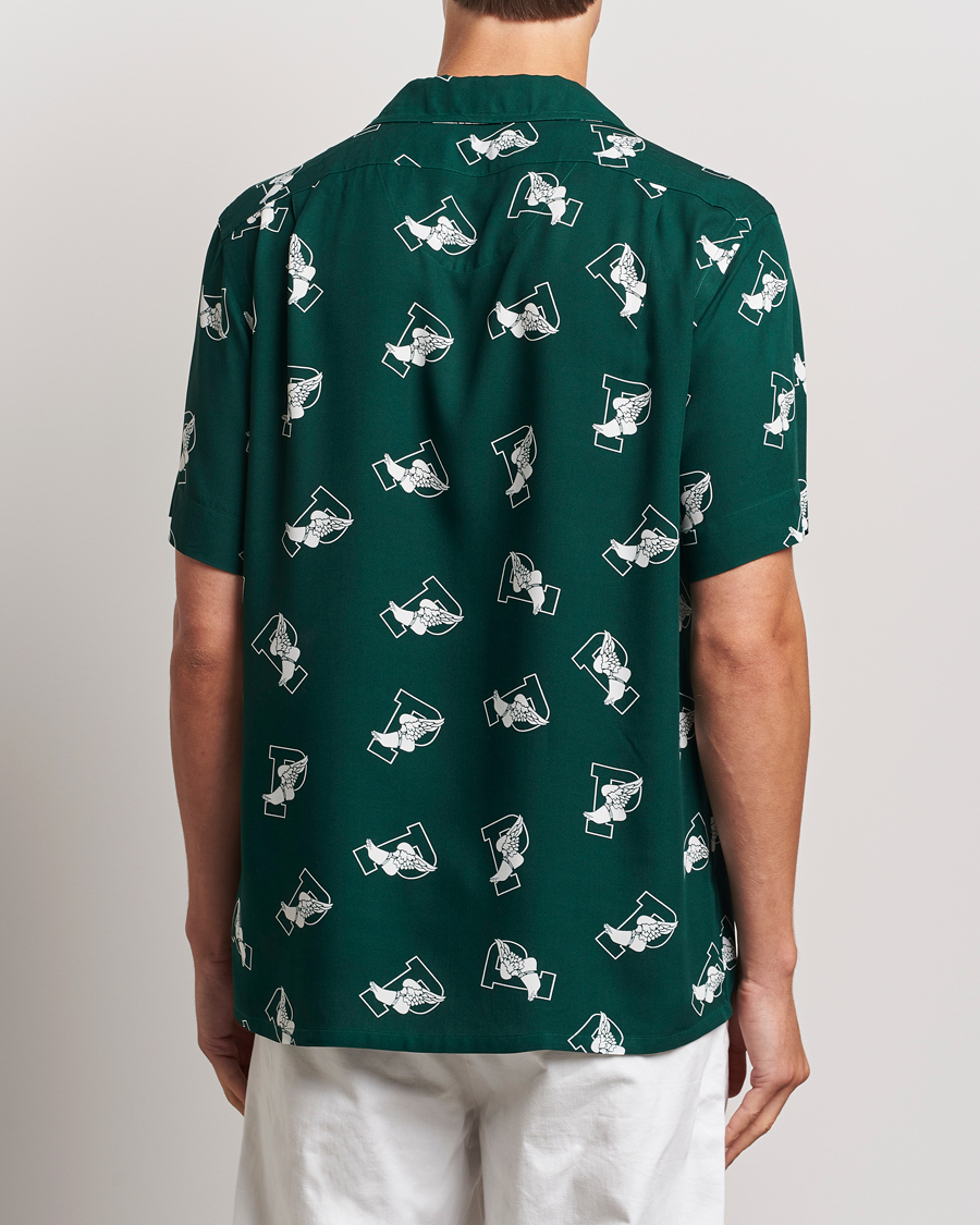 Mies | Kauluspaidat | Polo Ralph Lauren | Printed P Wing Short Sleeve Shirt Toss Green