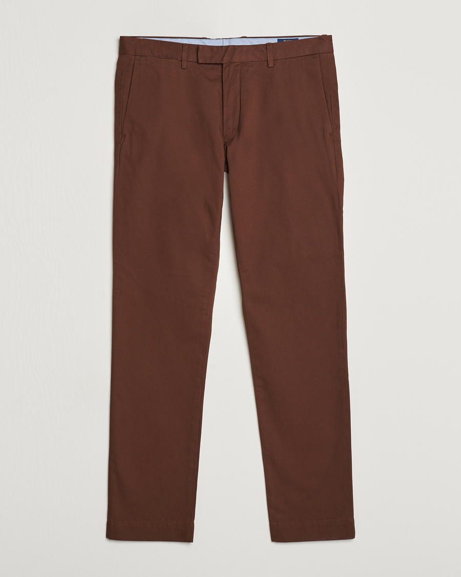 Mies | Housut | Polo Ralph Lauren | Slim Fit Stretch Chinos Branch Brown