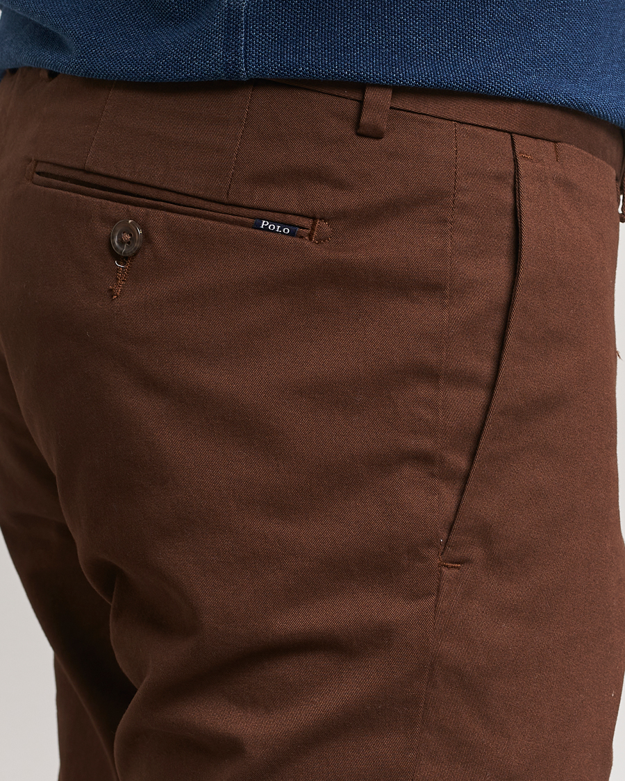 Mies | Housut | Polo Ralph Lauren | Slim Fit Stretch Chinos Branch Brown
