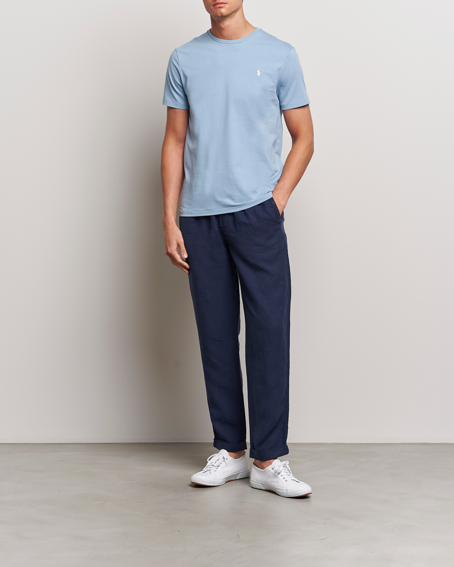 Mies | Housut | Polo Ralph Lauren | Prepster Linen Trousers Newport Navy