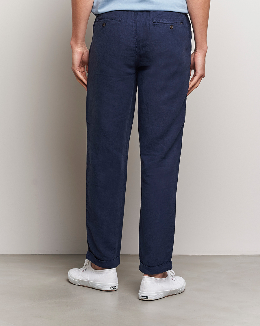 Mies | Housut | Polo Ralph Lauren | Prepster Linen Trousers Newport Navy