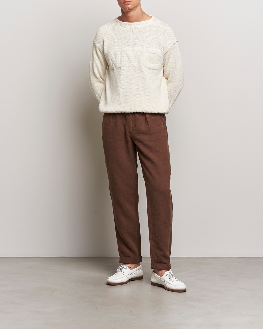 Mies | Housut | Polo Ralph Lauren | Prepster Linen Trousers Chocolate Mousse