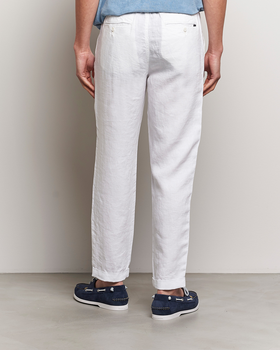 Mies | Housut | Polo Ralph Lauren | Prepster Linen Trousers Ceramice White