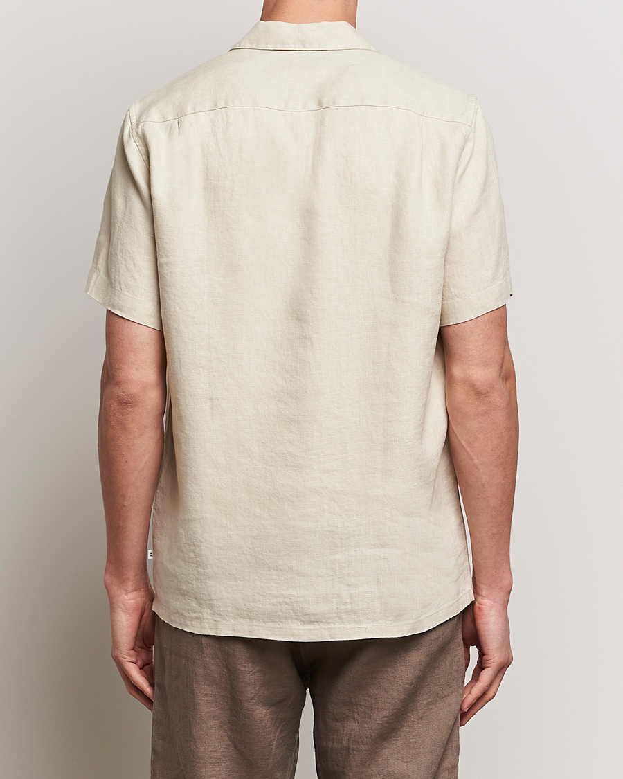 Mies | Kauluspaidat | Samsøe Samsøe | Saavan Linen Short Sleeve Shirt Castle Wall