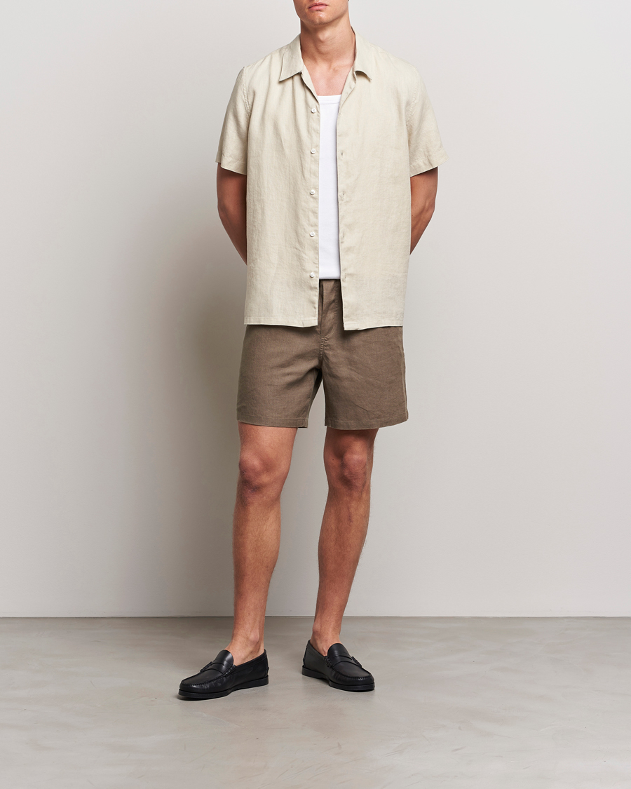 Mies | Shortsit | Samsøe Samsøe | Sajabari Linen Drawstring Shorts Bungee Cord