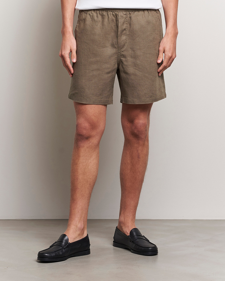 Mies | Shortsit | Samsøe Samsøe | Sajabari Linen Drawstring Shorts Bungee Cord