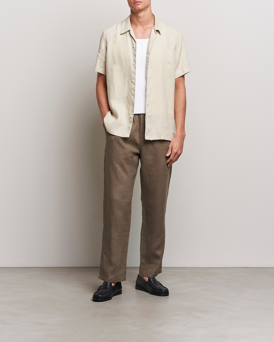 Mies | Housut | Samsøe Samsøe | Sajabari Linen Drawstring Trousers Bungee Cord
