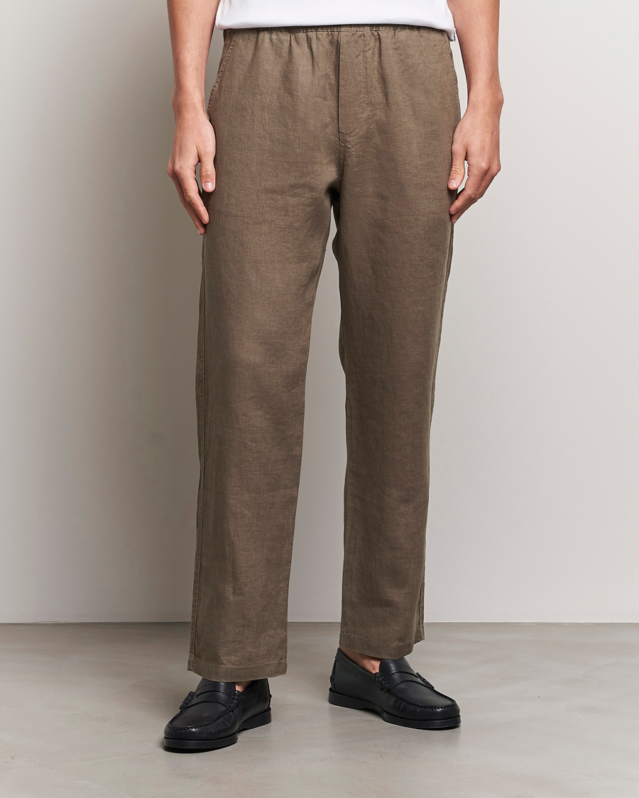 Mies | Housut | Samsøe Samsøe | Sajabari Linen Drawstring Trousers Bungee Cord