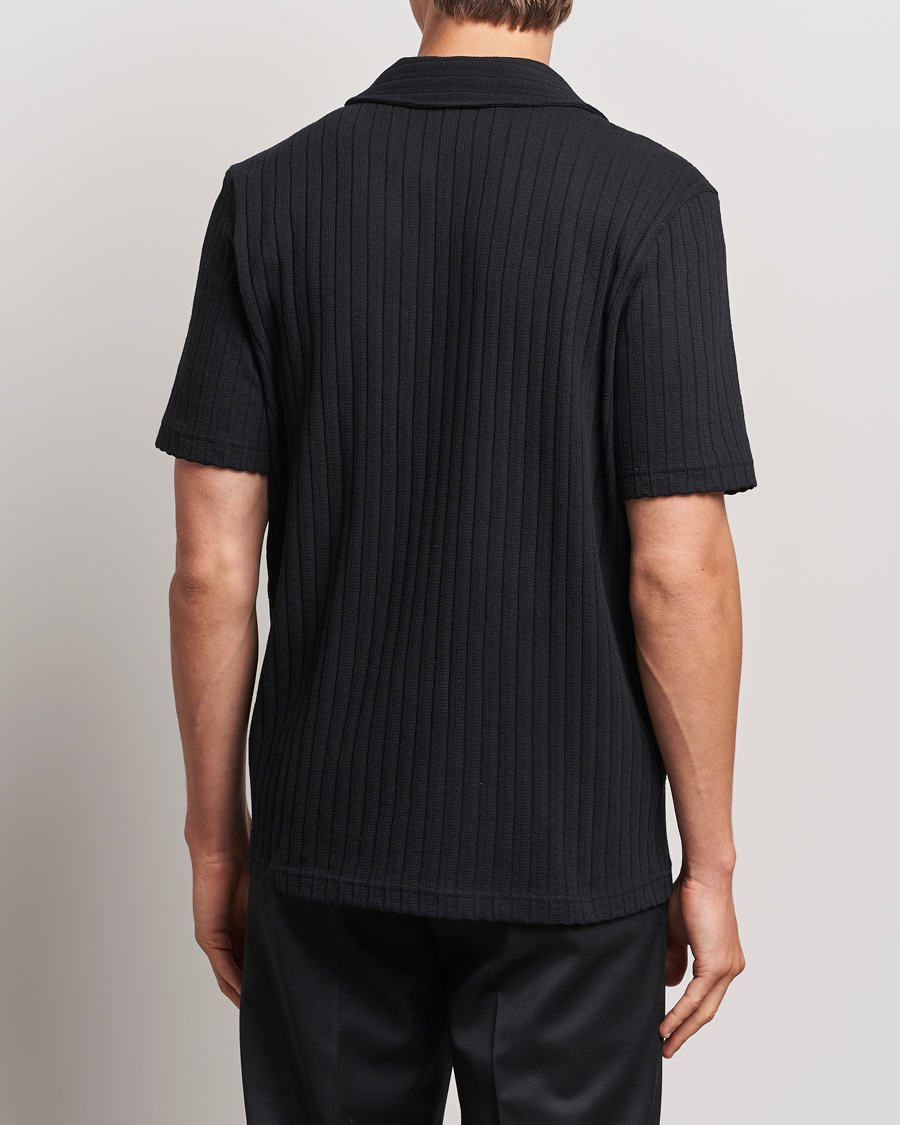 Mies | Kauluspaidat | Samsøe Samsøe | Sakvistbro Structured Short Sleeve Shirt Black