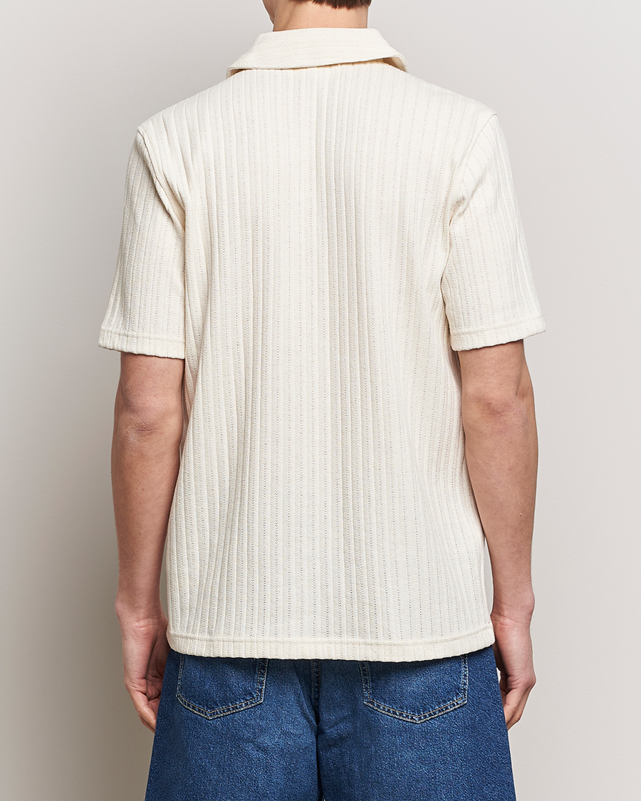 Mies | Kauluspaidat | Samsøe Samsøe | Sakvistbro Structured Short Sleeve Shirt Clear Cream