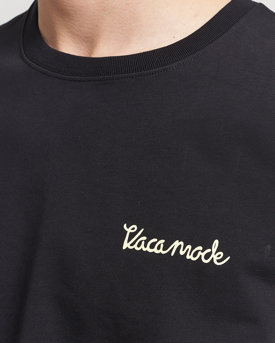 Mies | T-paidat | Samsøe Samsøe | Savaca Printed Crew Neck T-Shirt Black