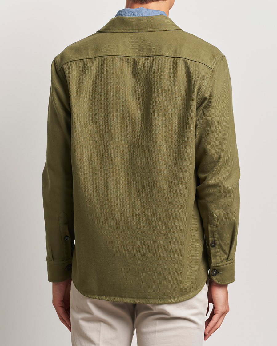 Mies | Kauluspaidat | Grigio | Heavy Twill Overshirt Military