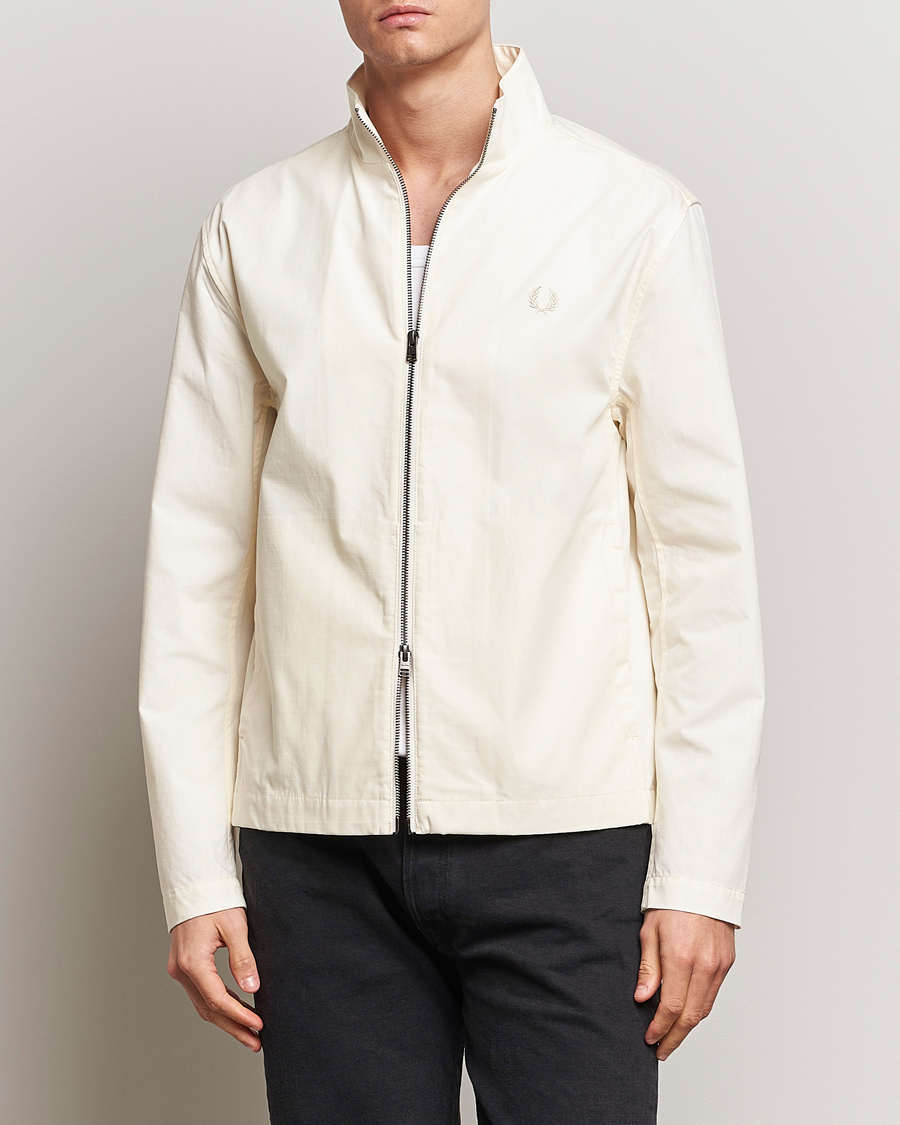Mies |  | Fred Perry | Woven Ripstop Shirt Jacket Ecru