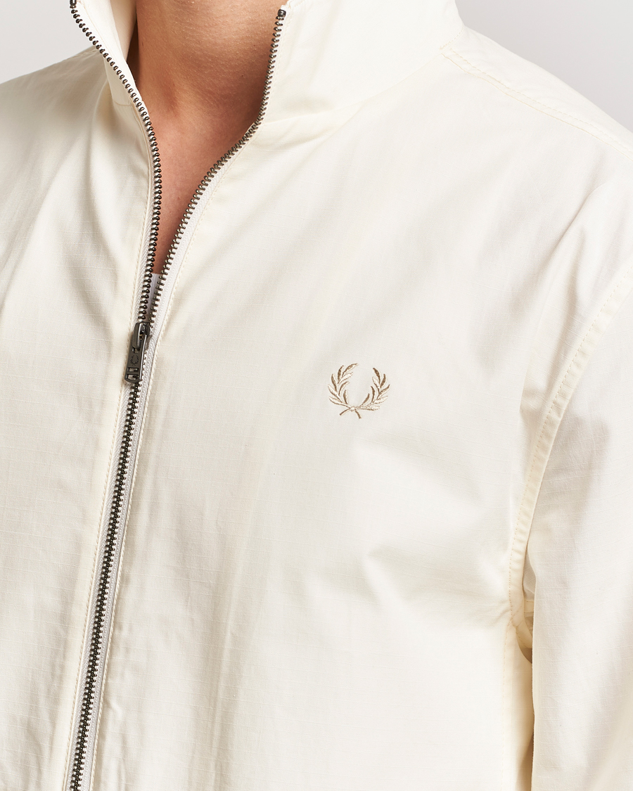 Mies | Takit | Fred Perry | Woven Ripstop Shirt Jacket Ecru