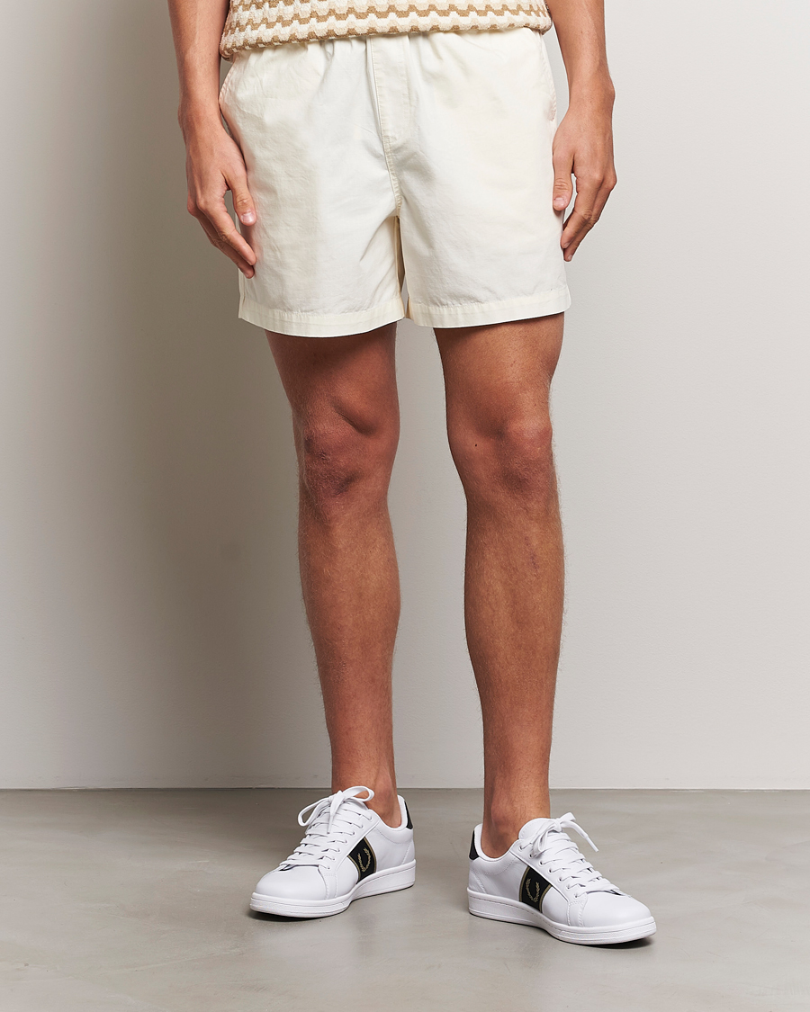 Mies | Shortsit | Fred Perry | Woven Ripstop Drawstring Shorts Ecru