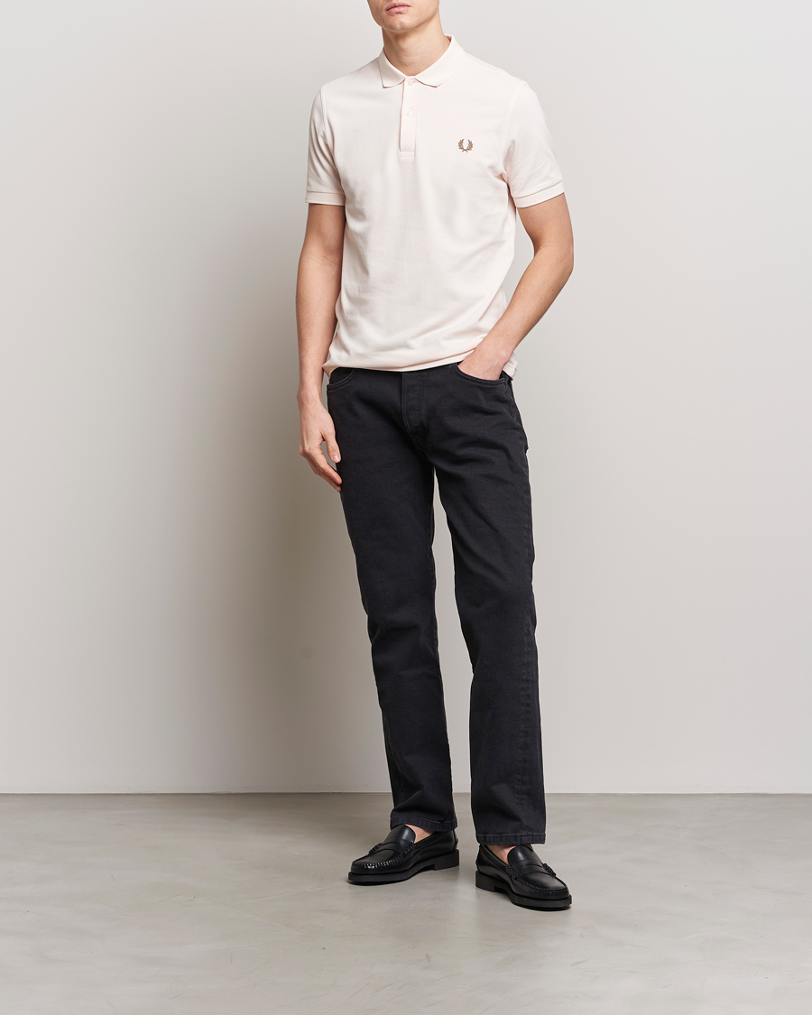 Mies | Pikeet | Fred Perry | Plain Polo Shirt Silky Peach