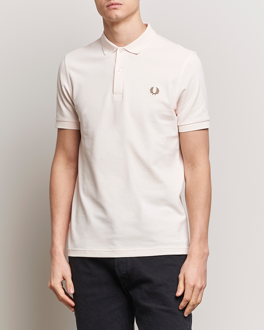 Mies | Best of British | Fred Perry | Plain Polo Shirt Silky Peach