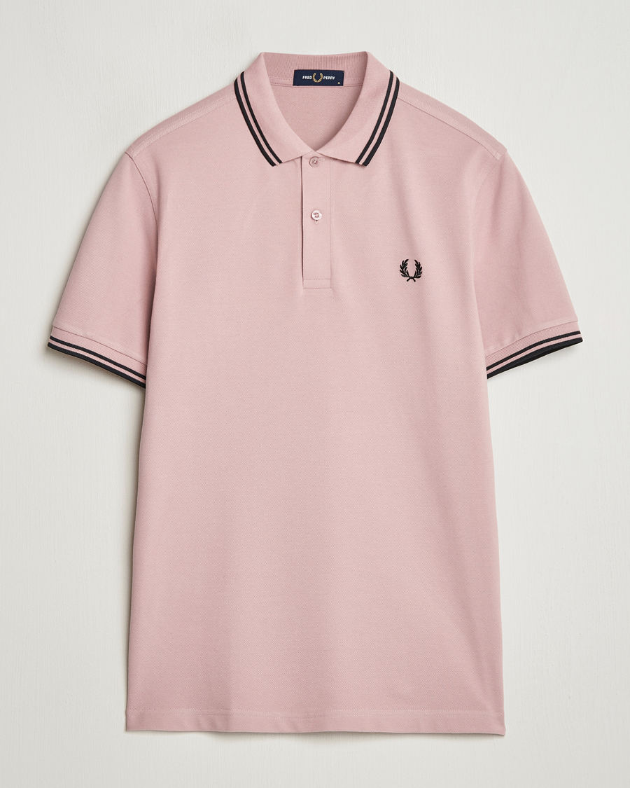Mies | Pikeet | Fred Perry | Twin Tipped Polo Shirt Dusty Rose Pink