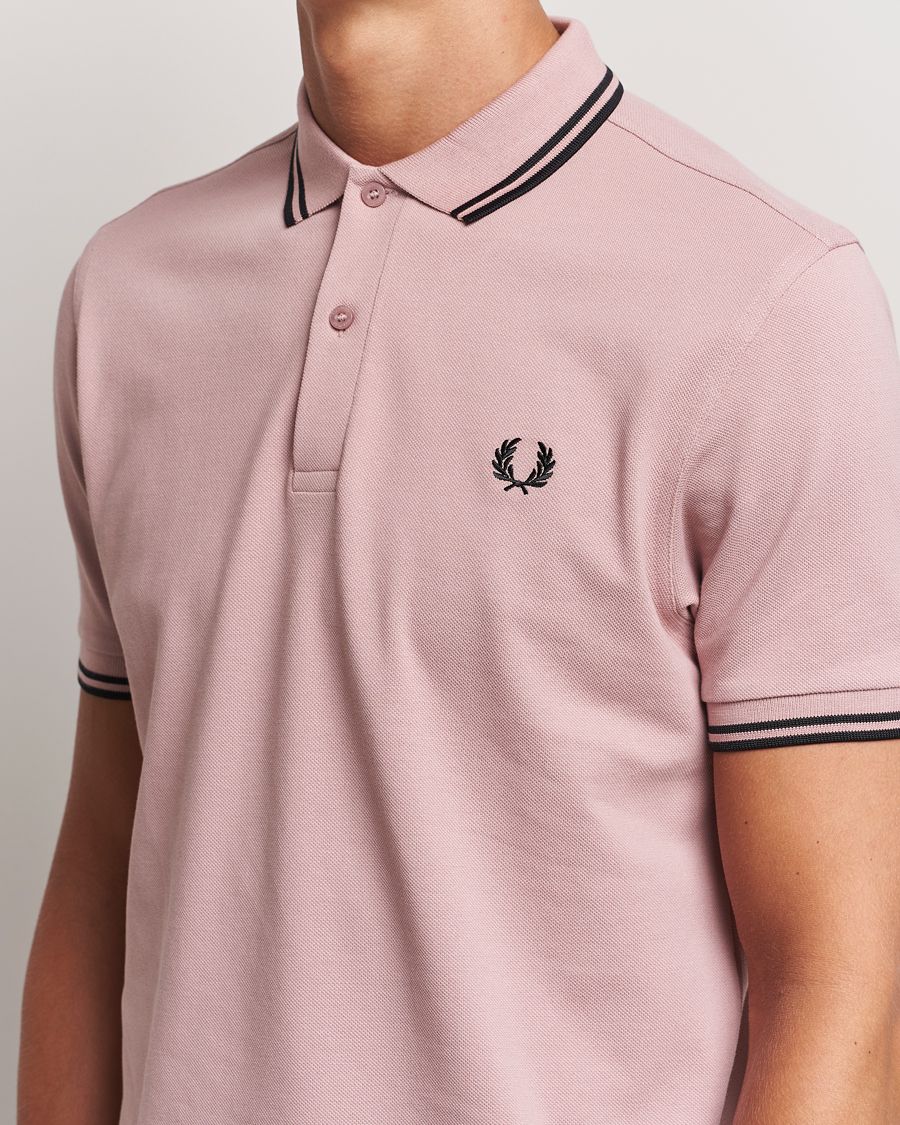 Mies | Pikeet | Fred Perry | Twin Tipped Polo Shirt Dusty Rose Pink