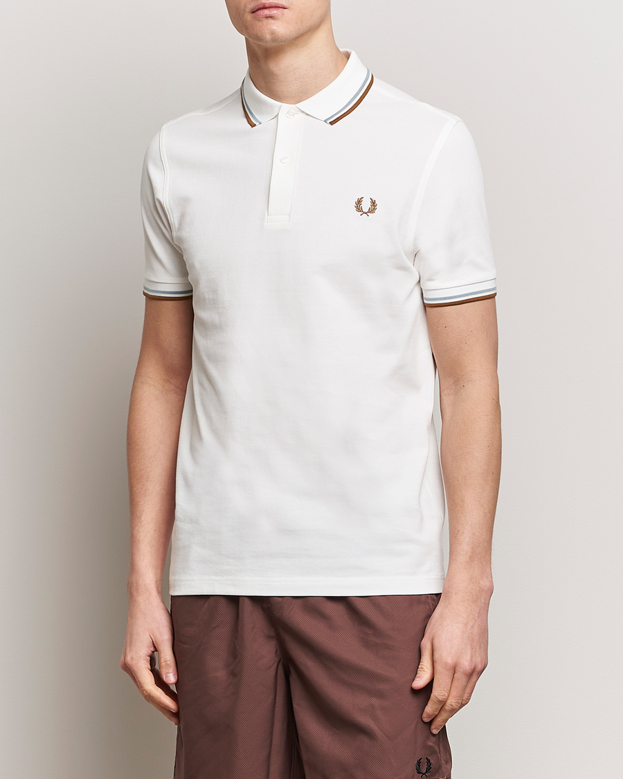 Mies | Uutuudet | Fred Perry | Twin Tipped Polo Shirt Snow White