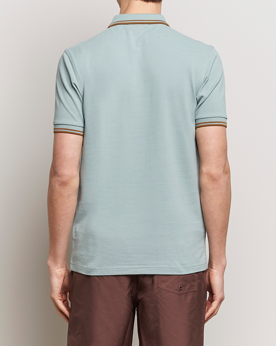 Mies | Pikeet | Fred Perry | Twin Tipped Polo Shirt Silver Blue
