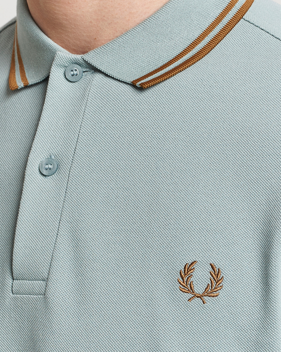 Mies | Pikeet | Fred Perry | Twin Tipped Polo Shirt Silver Blue
