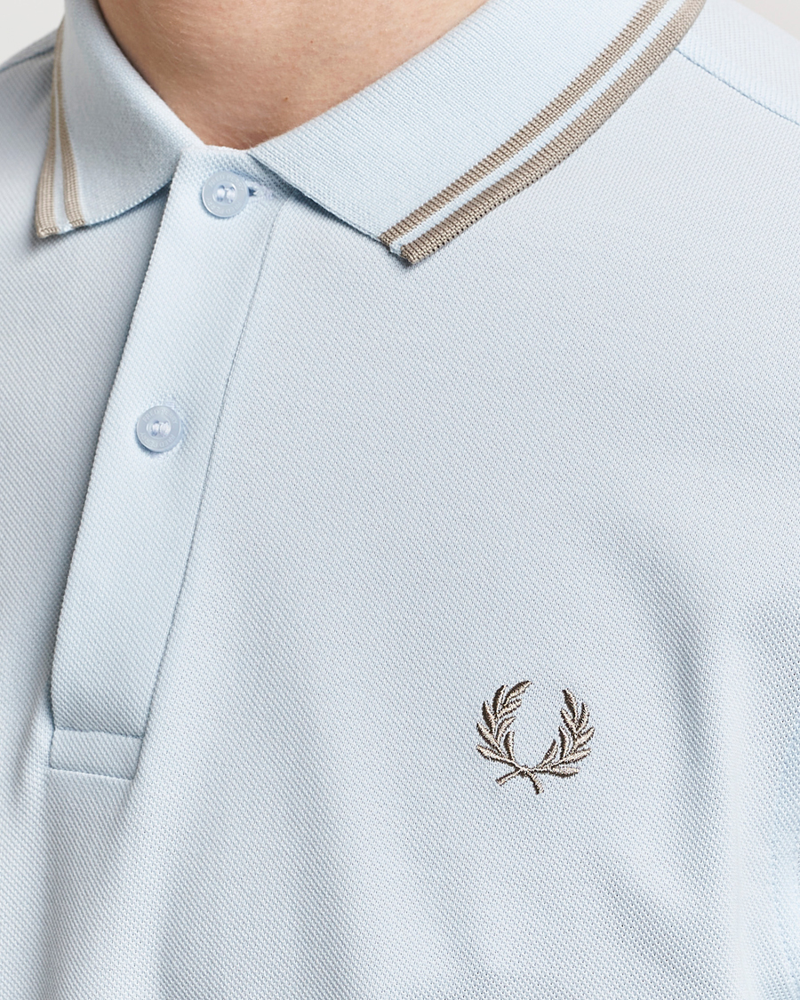 Mies | Pikeet | Fred Perry | Twin Tipped Polo Shirt Light Ice