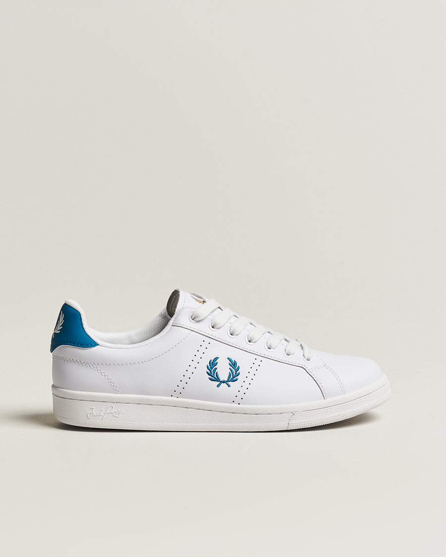 Miehet |  | Fred Perry | B721 Leather Sneaker White