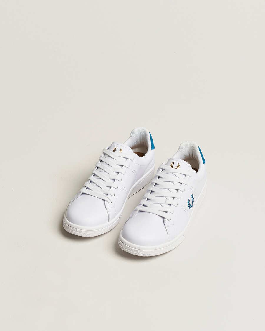 Mies | Fred Perry B721 Leather Sneaker White | Fred Perry | B721 Leather Sneaker White