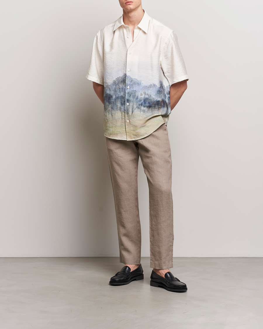 Mies | Housut | NN07 | Theo Linen Trousers Greige