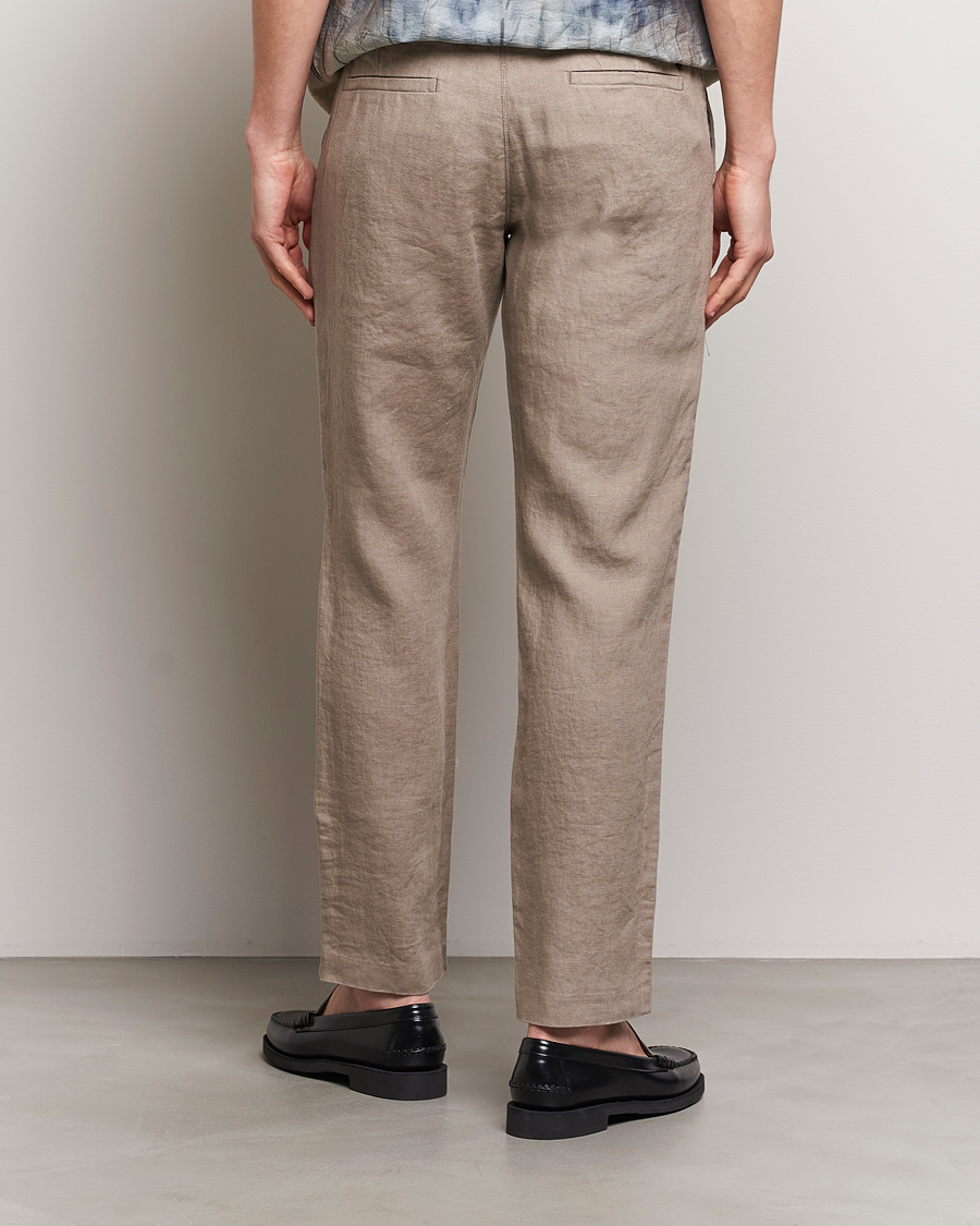 Mies | Housut | NN07 | Theo Linen Trousers Greige