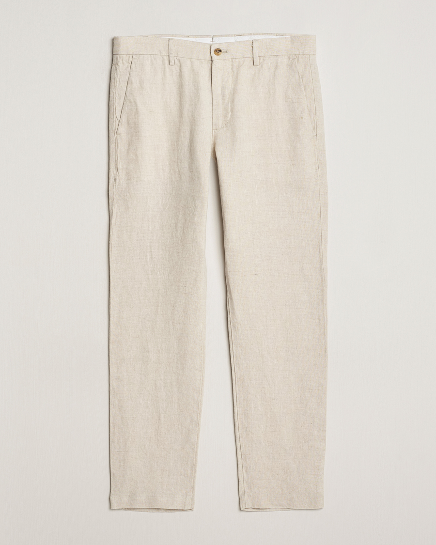 Mies | Housut | NN07 | Theo Linen Trousers Oat