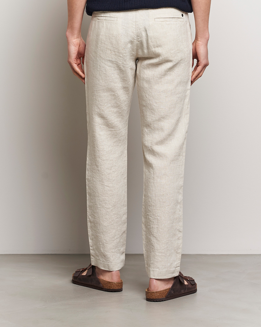 Mies | Housut | NN07 | Theo Linen Trousers Oat