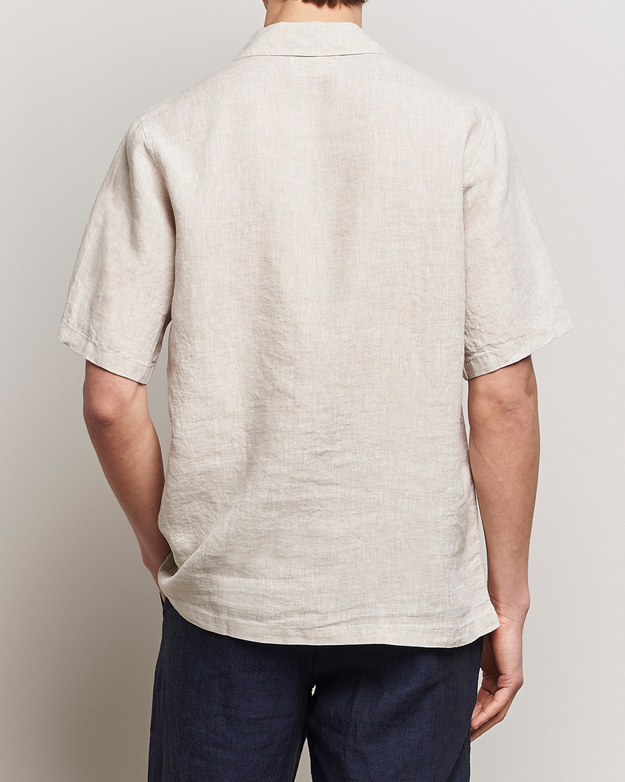 Mies | Kauluspaidat | NN07 | Julio Linen Resort Shirt Oat